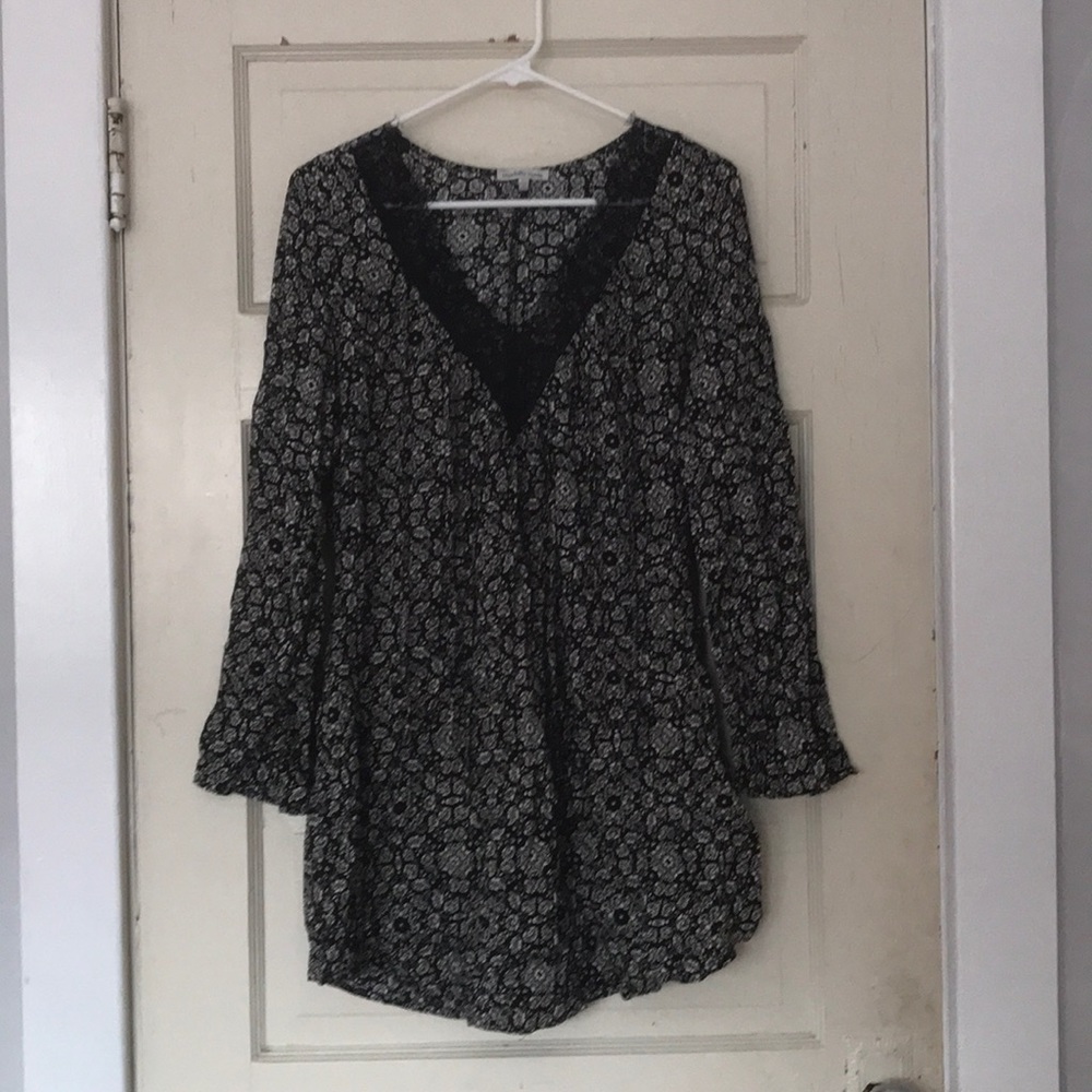 Deep V dress